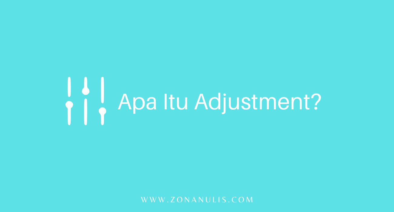 apa itu adjustment adalah